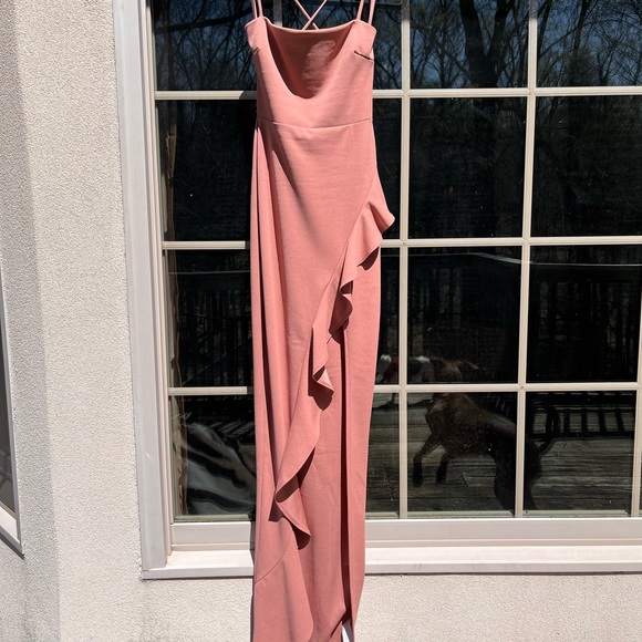 Windsor | Dresses | Tiffany Sleeveless High Slit Formal Dress From Windsor  In Mauve Prom Dress | Poshmark